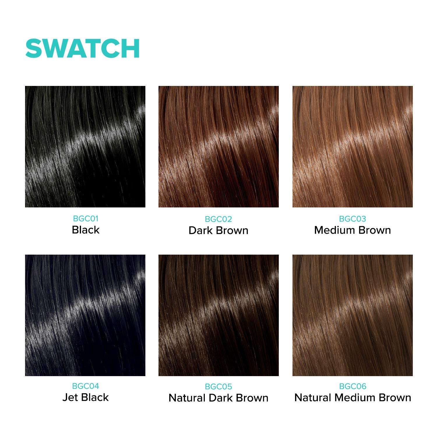 KISS Quick Cover Brush In Color Touch Up Natural Dark Brown, 1 Count